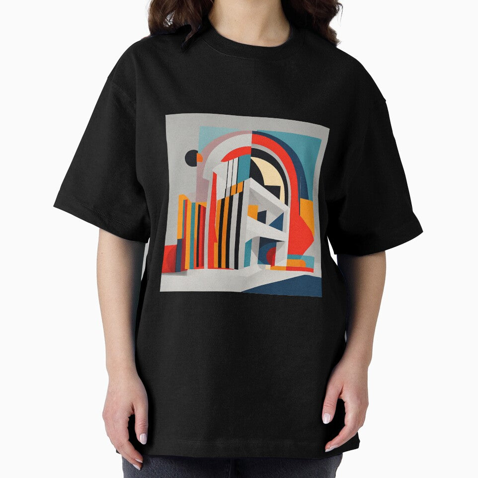 Day and night | geometric buildings by Phoenix-Textile