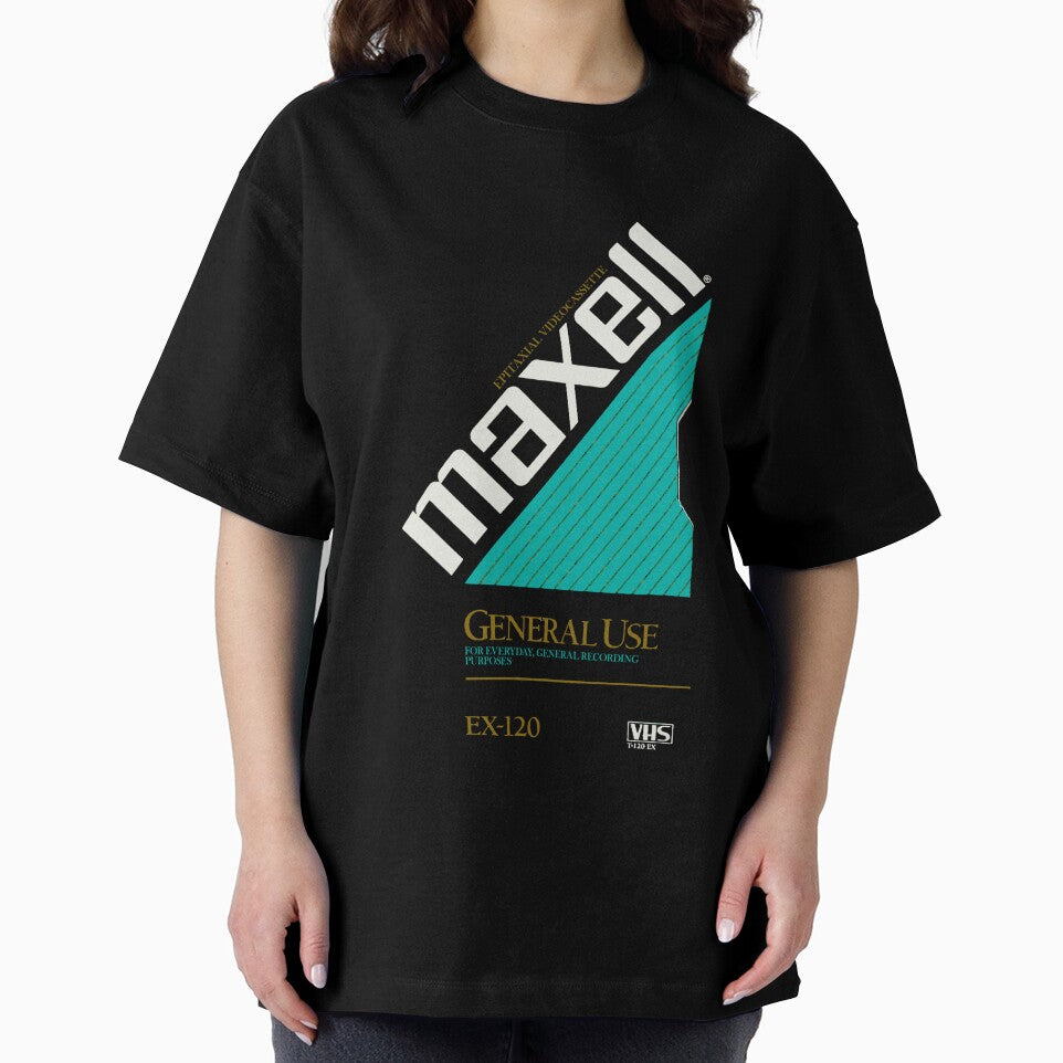 MAXELL VINTAGE 90S VHS COVER by WHAT THE SHIRT