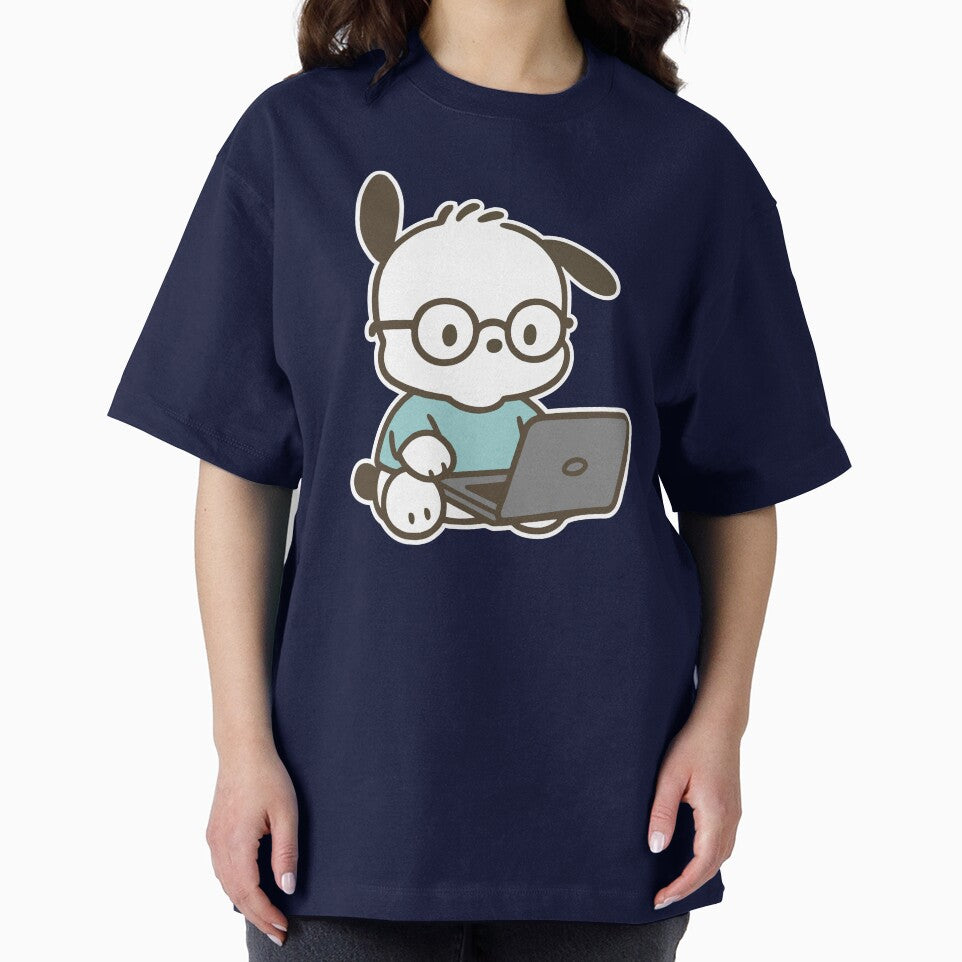 Pochacco on Laptop by Lizscorpio