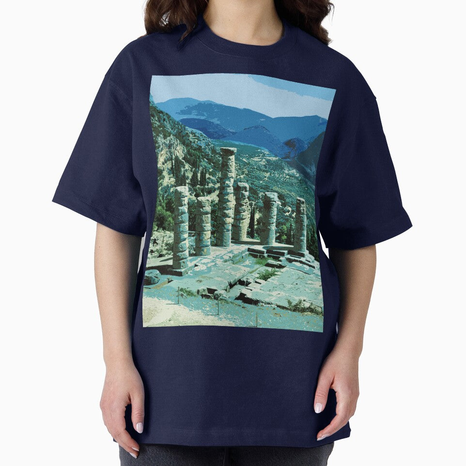 Travel Posters_Visit Delphi_Greece. by FanitsaArt