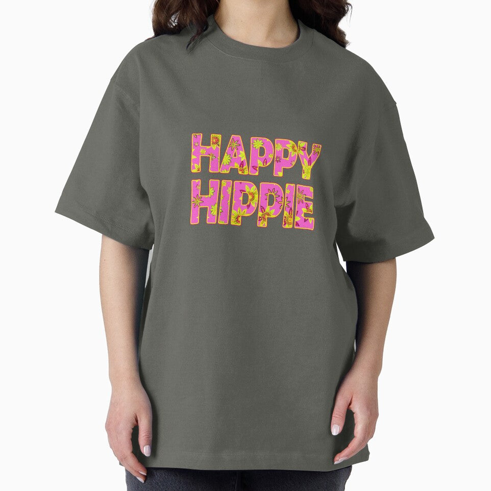 Happy Hippie Words Flower Power Free Spirit Hippie Vibes 2 of 4 by Beachy
