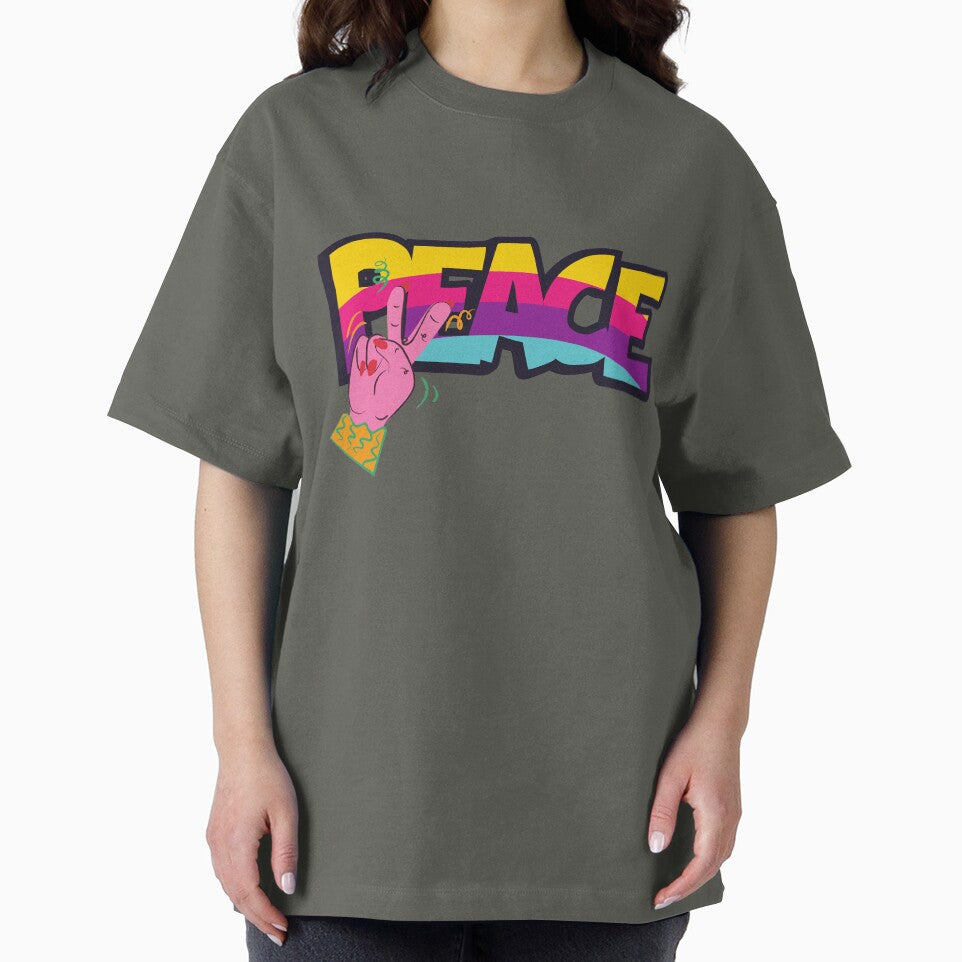Peace and Love Retro Hippie by Taleahsdesigns