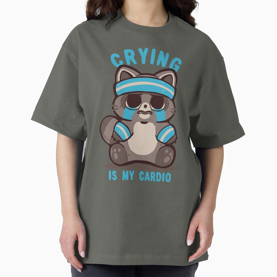 Crying is my Cardio Raccoon by TechraNova