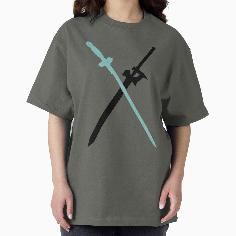 Asuna and Kirit Swords Inspired Anime Shirt by Nixon Robeton