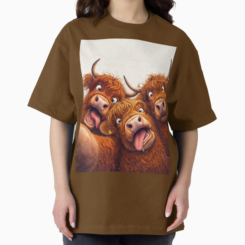 Chaotic Scottish Cow Selfie by Sartawsky