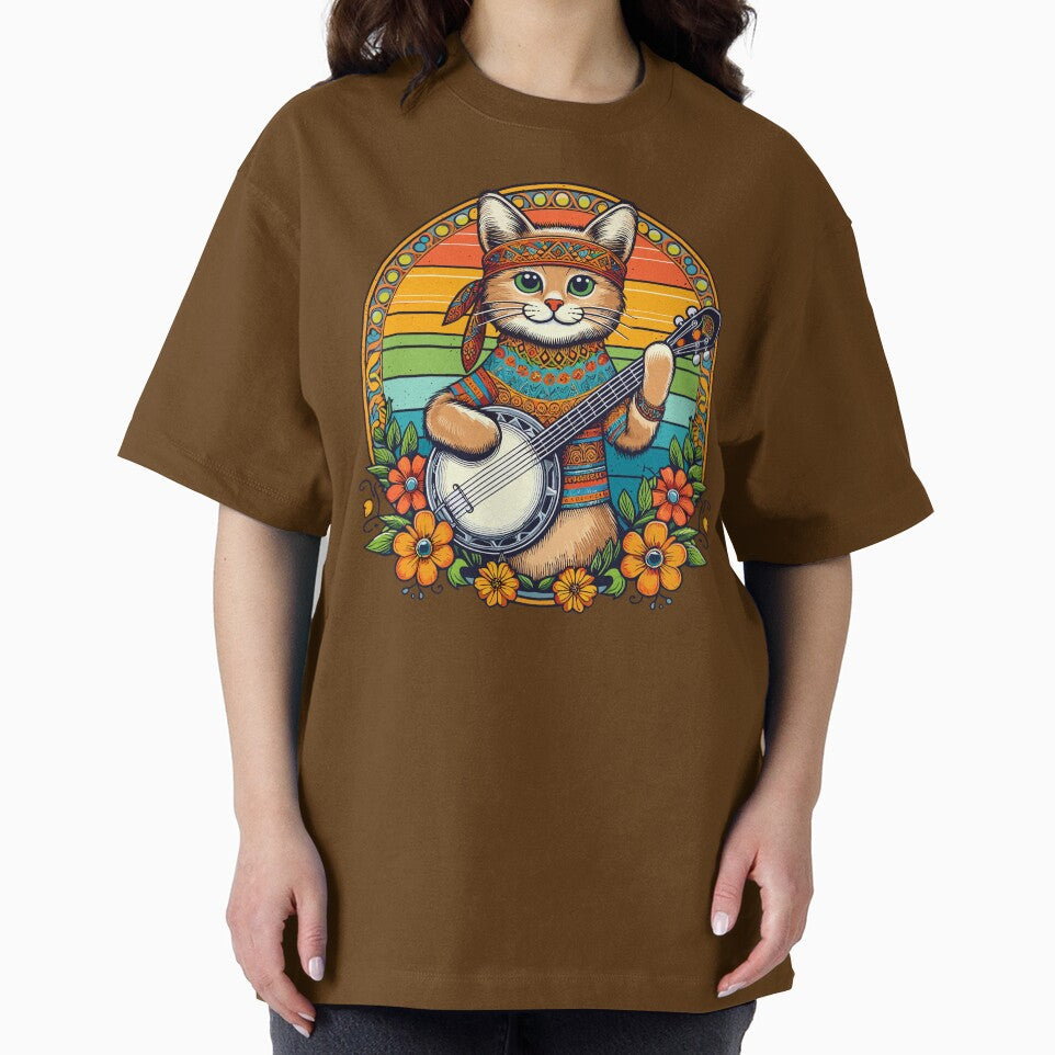 Hippie Banjo Cat by RayCrimson