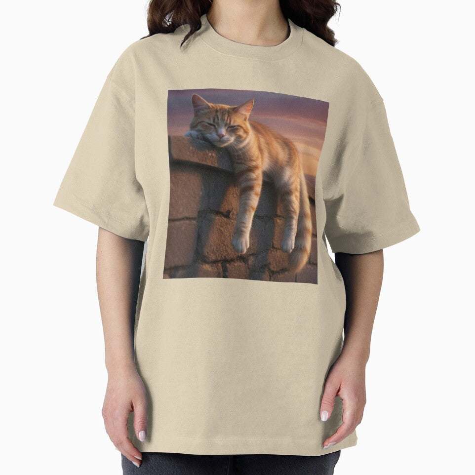 Orange Cat Sleeping by Miryou