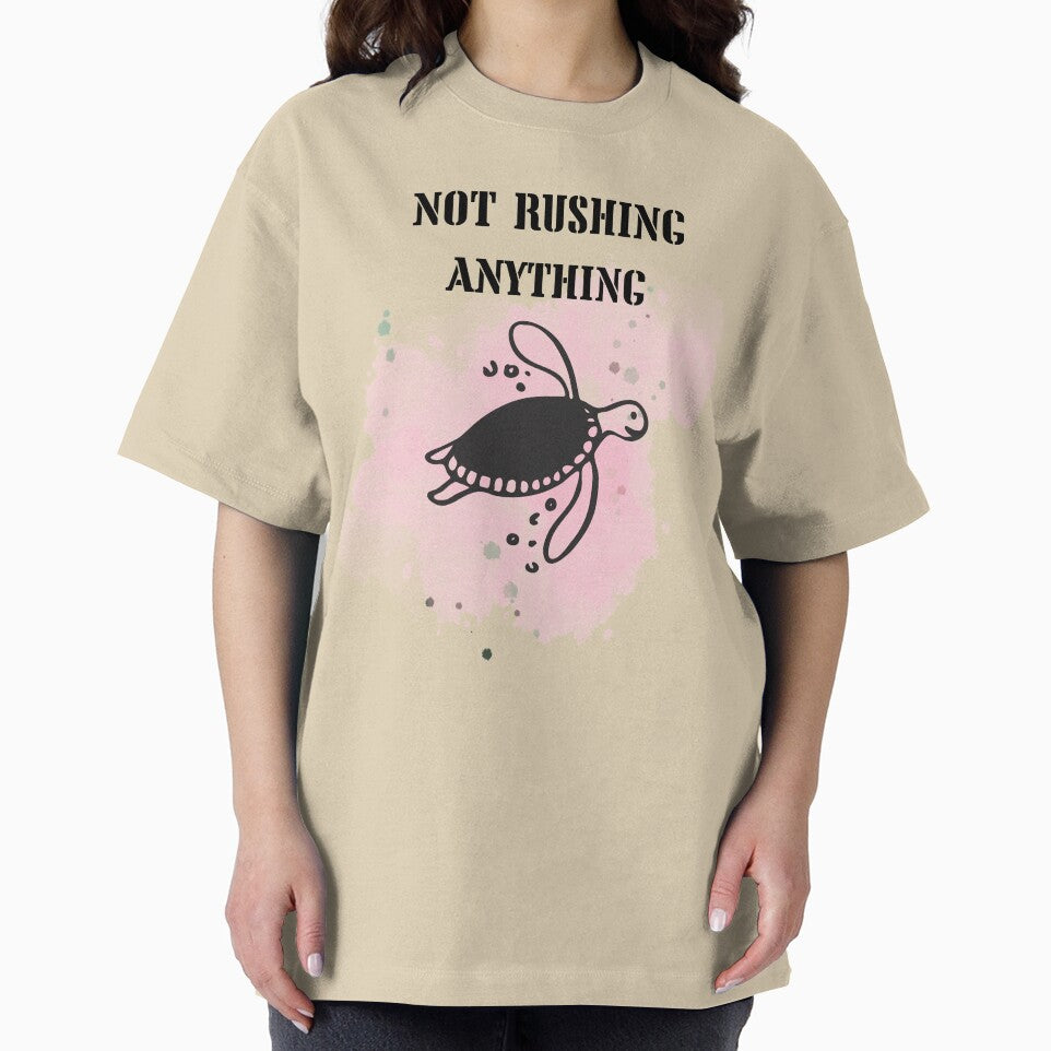 Not Rushing Anything – Minimalist Slow Pace Quote by ChameraDesign