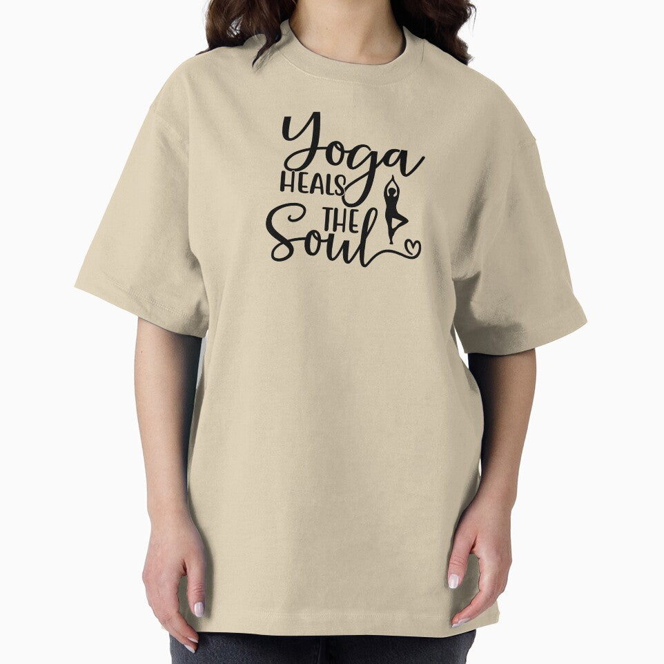 Yoga Quote Yoga Heals The Soul Motivational Saying by SoccaTamam