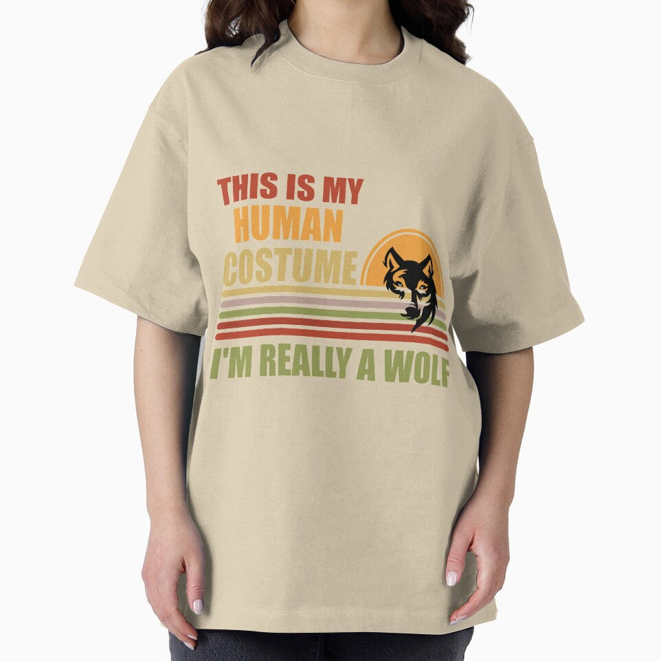 This is My Human Costume I'm Really a Wolf Shirt Men S SK by andregiftshopzz