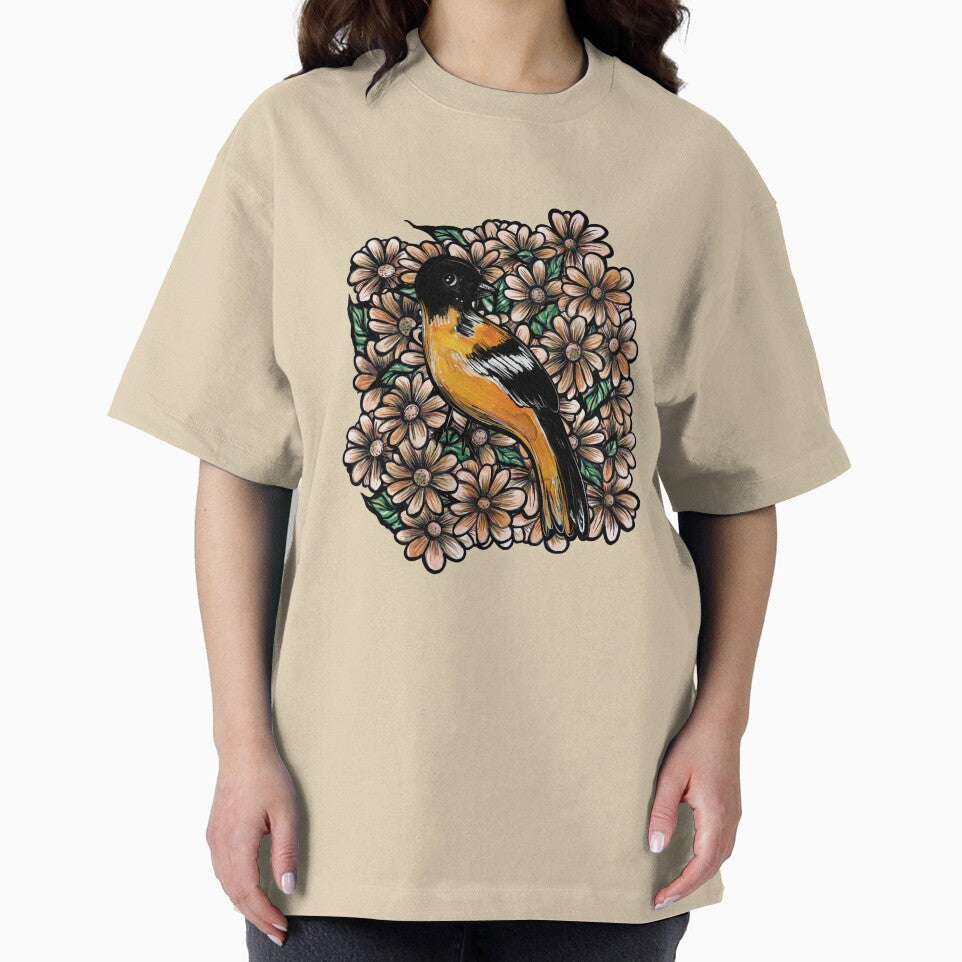 Oriole Art Bird Nerd designs by FrictionMaxxing