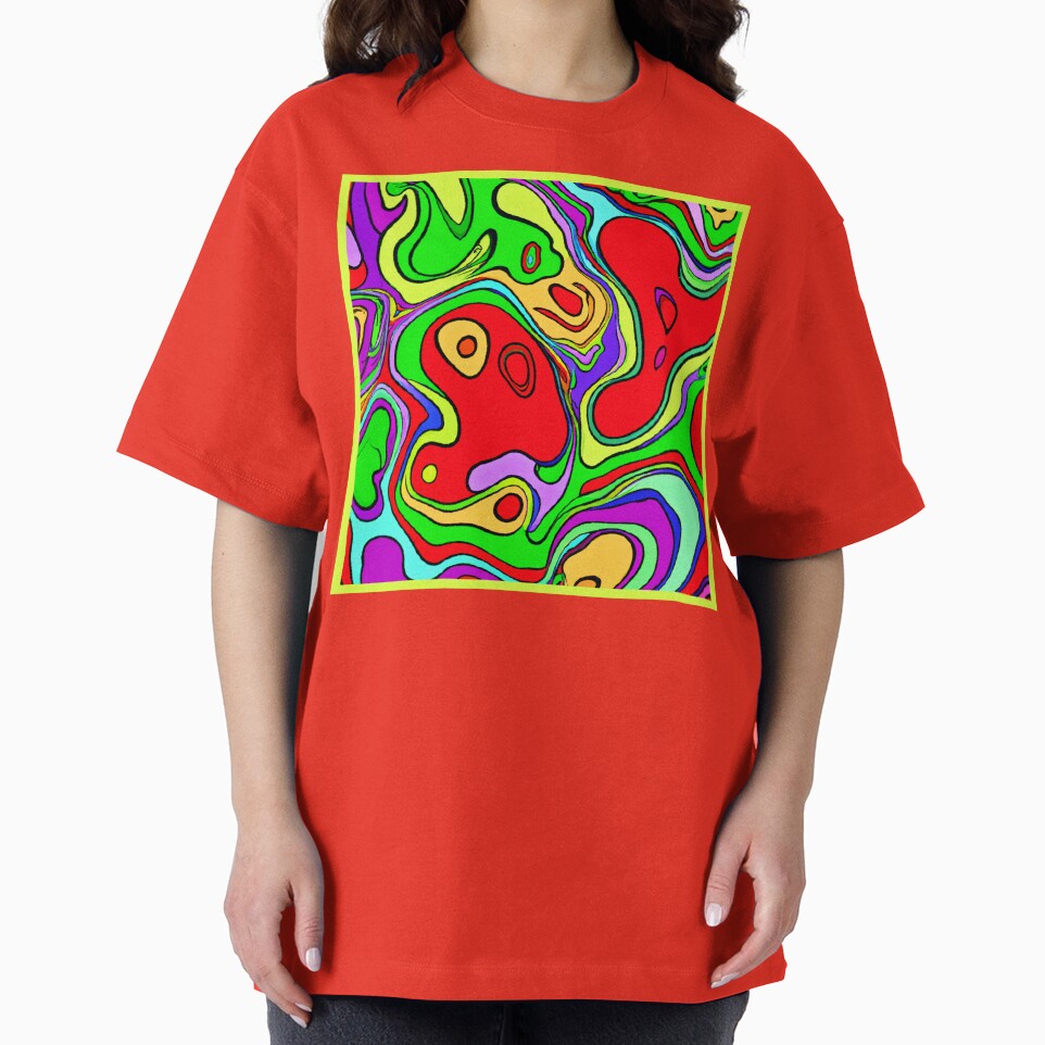 Vibrant And Colorful Abstract Pattern Art by Health And Fitness Posts e-Store