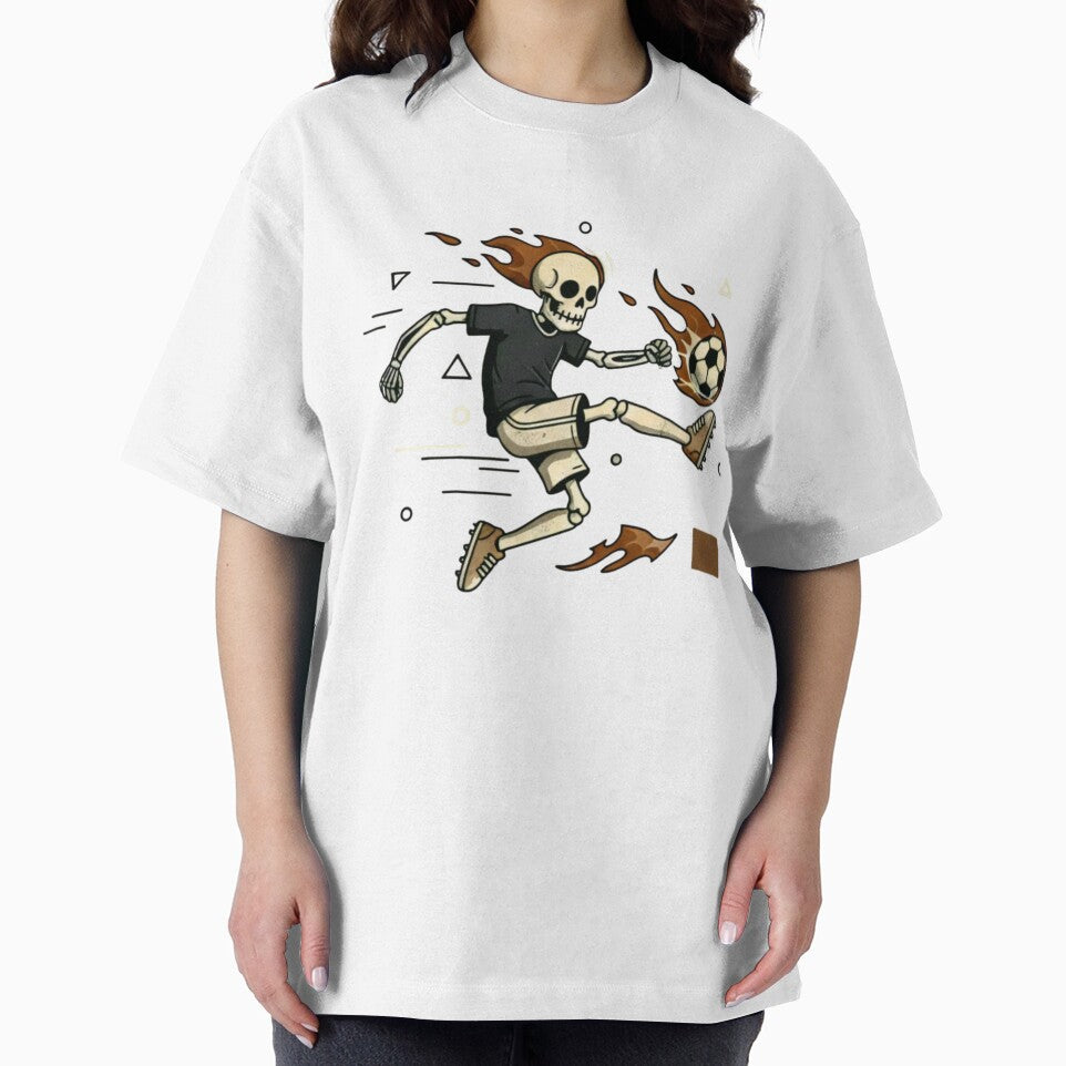 FOOTBALL | Minimalist Skeleton Streetwear Art by DEADLINE.