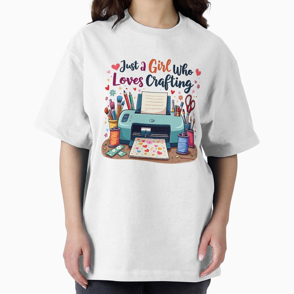 Just A Girl Who Loves Crafting by Bichon Boutique
