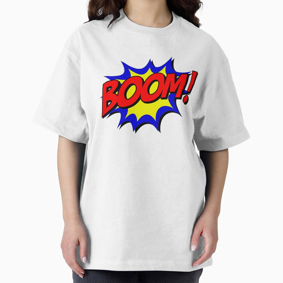 BOOM Pop Art Comics Explosion Text Superhero Vintage Gift Graphic by CLC54