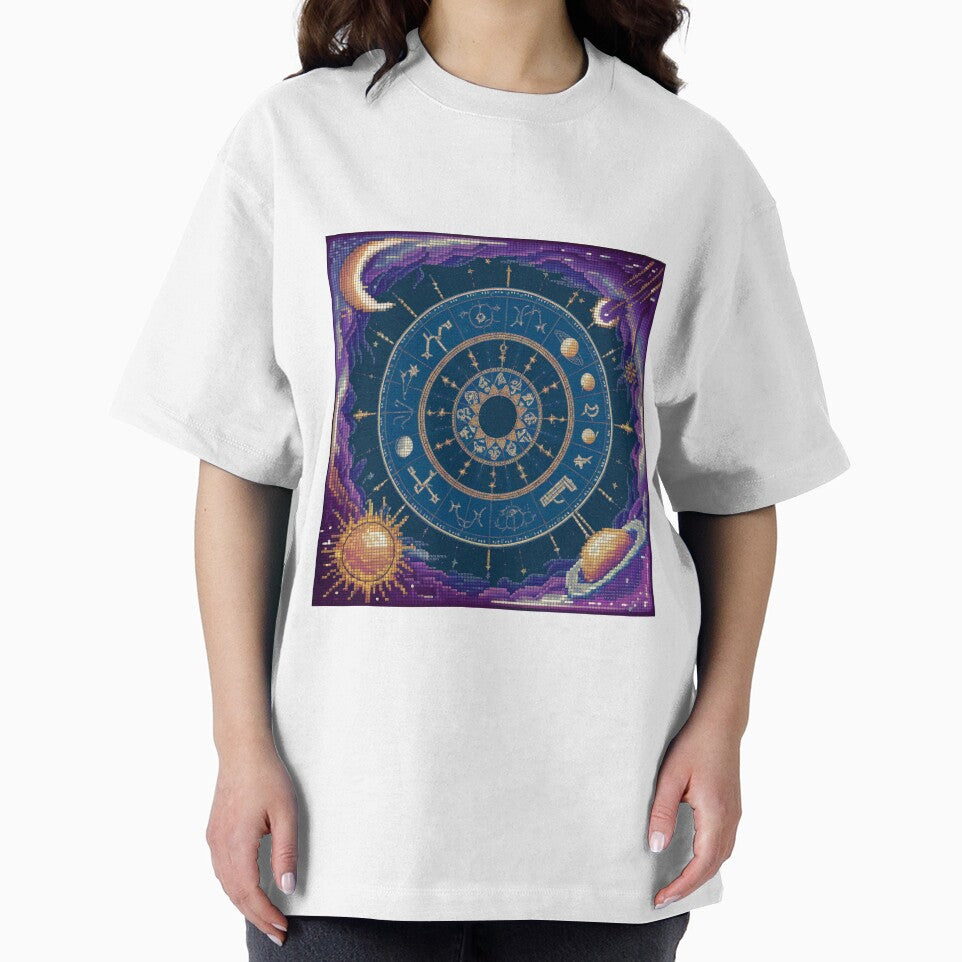 Pixel Art Moon, Stars, and Galaxies Design - Retro Art for Clothing, Mugs, and Accessories by AlanCStore