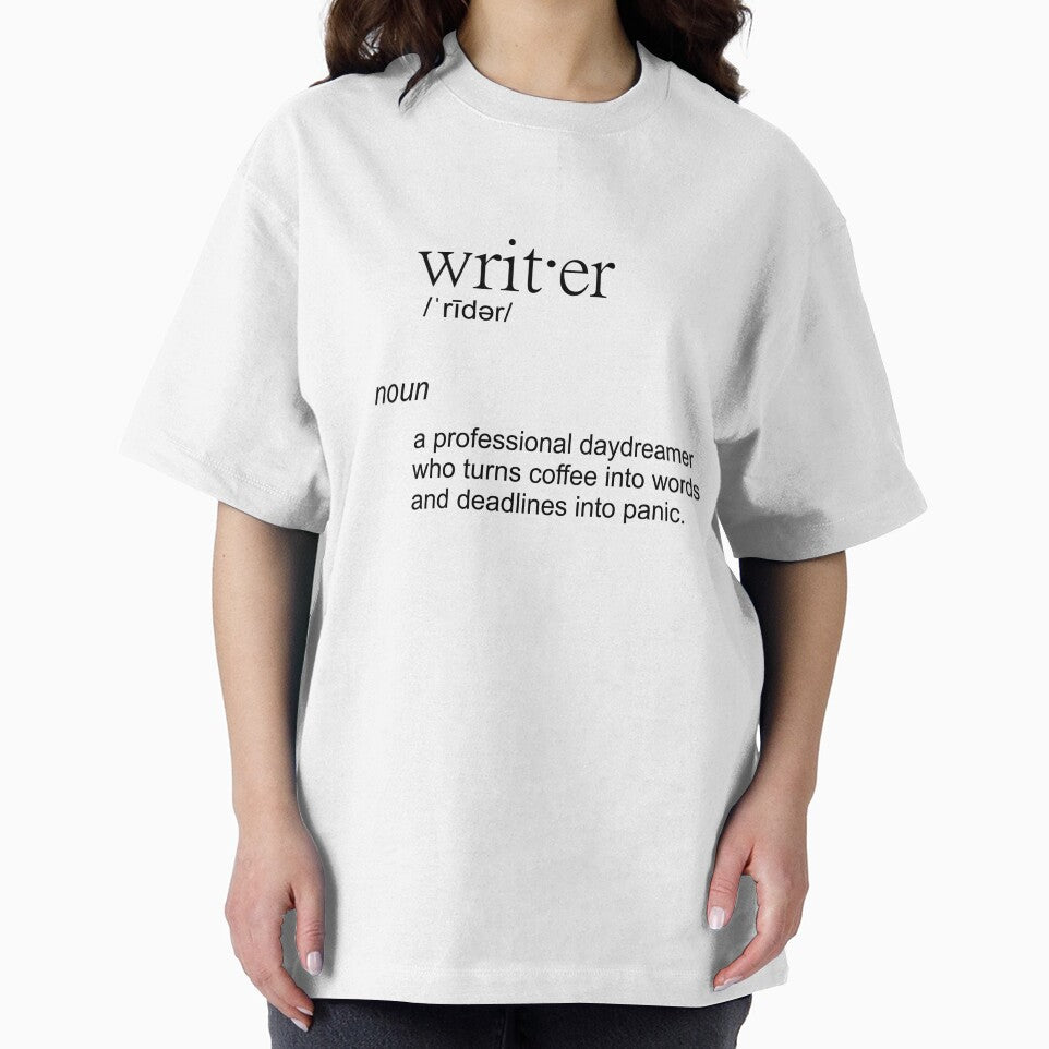 Writer Typography Design – Creative Writing Quote for Authors and Storytellers by Gawii