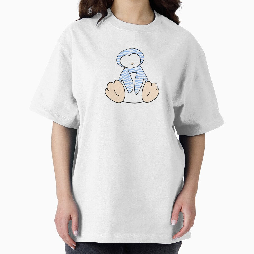 Animal Print Penguin (Blue zebra) by gross-girl99