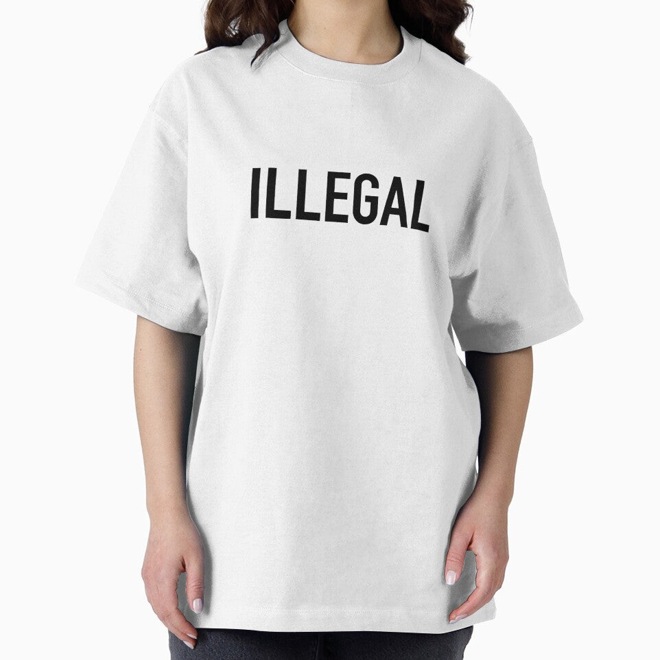 Illegal - simple inscription 2 by Fun&Design