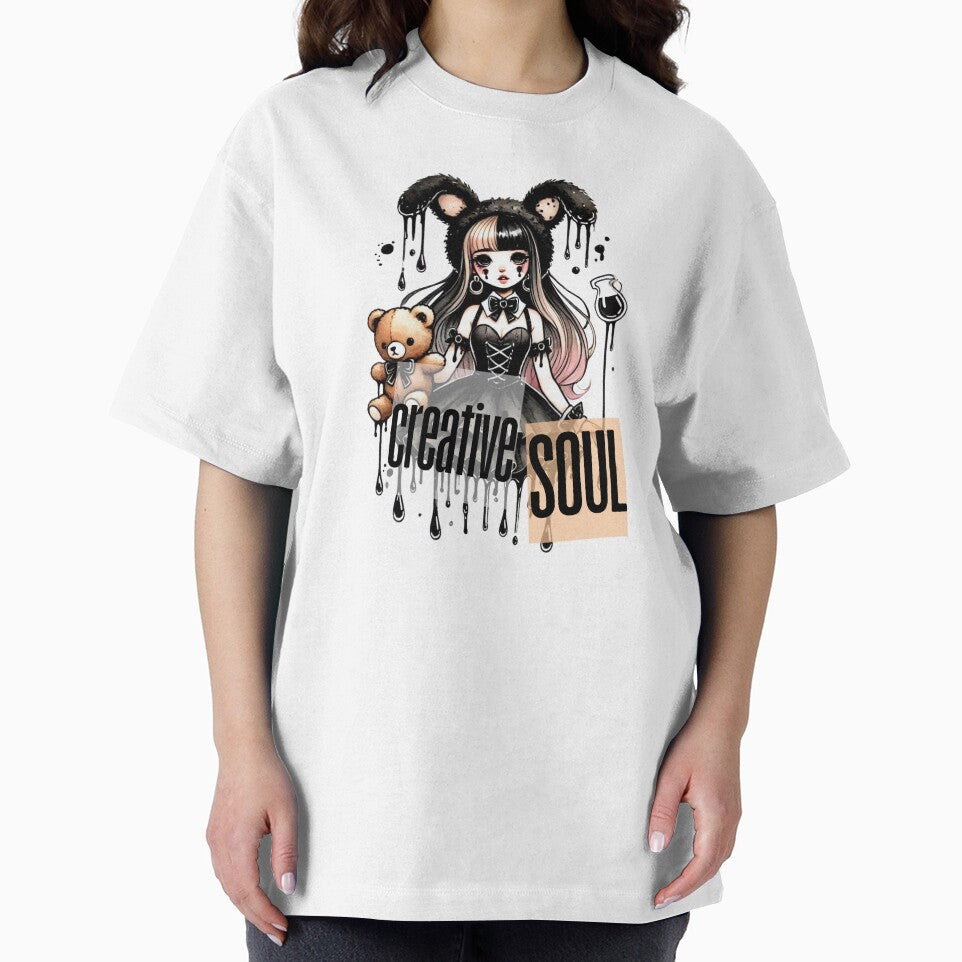 Cute Goth Bunny Girl Creative Soul Graphic by ToxxicApple
