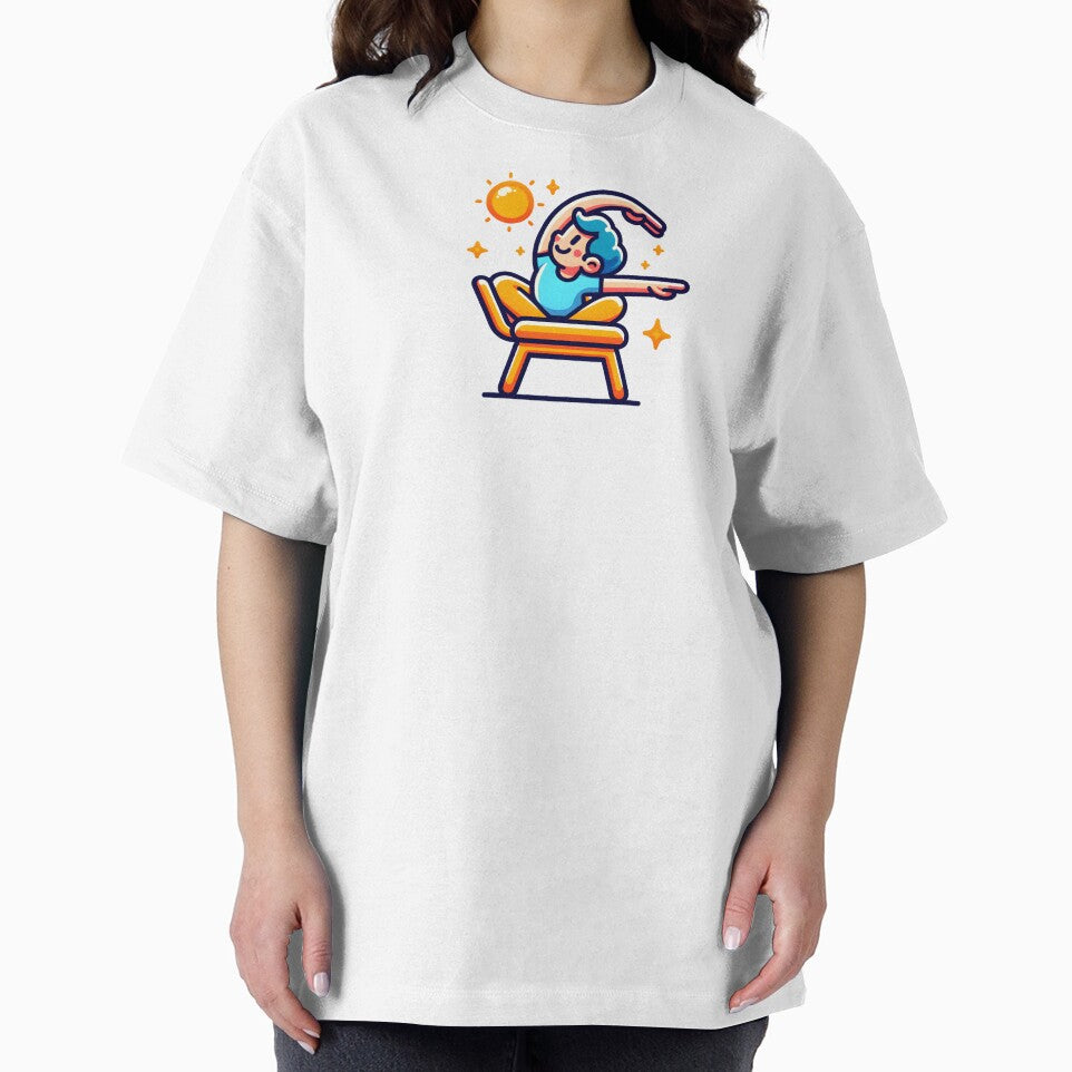 Joyful Chair Yoga Funny Gifts by BadhbhArt