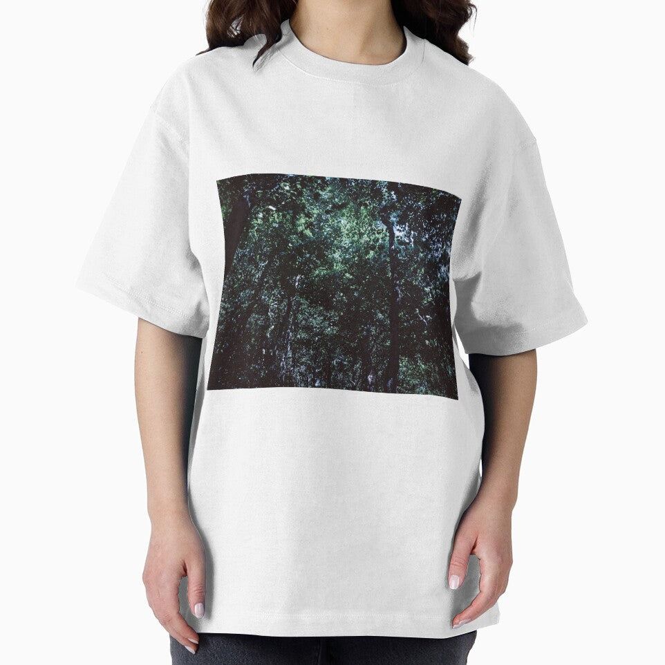 grunge forest blue dazecore aesthetic vintage wide angle by sielexis