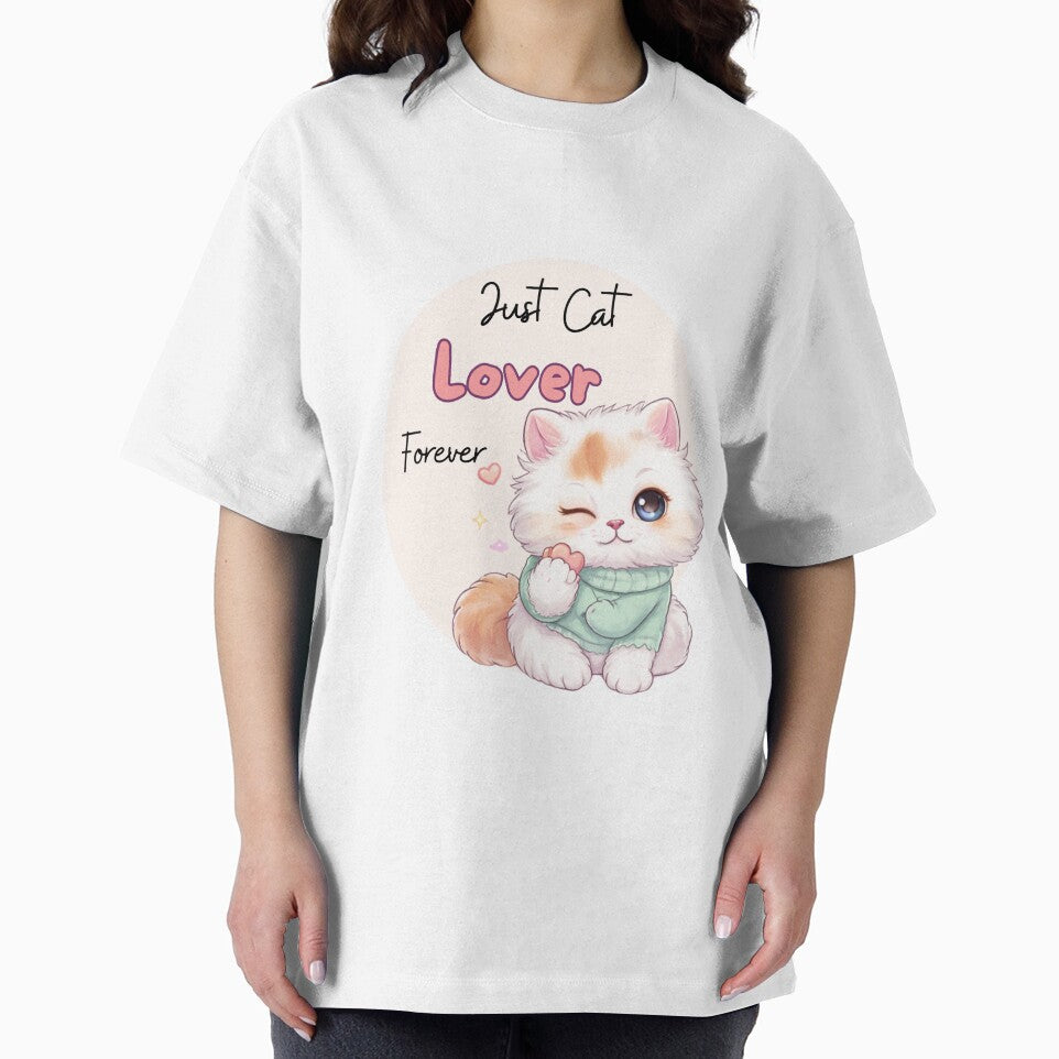 Just Cat Lover Forever| Cute Cat Lover Design by CuteVibesStudio