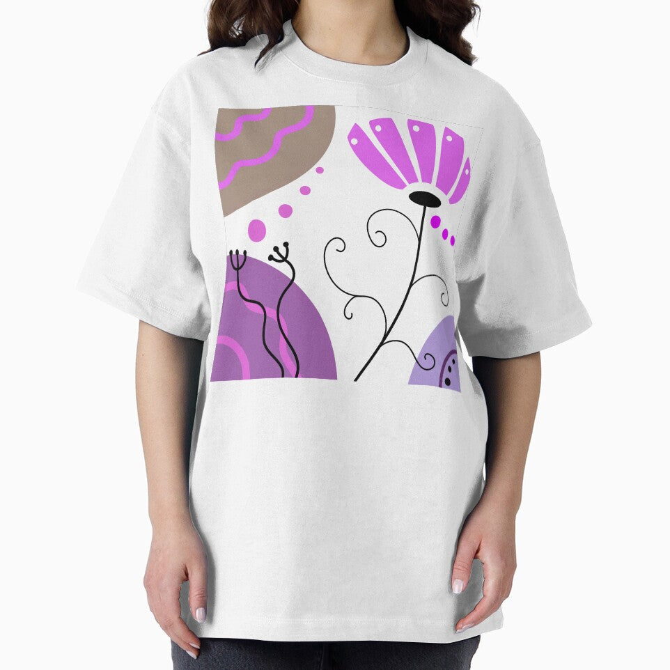Purple Whimsical Boho Design by Sartoris Art