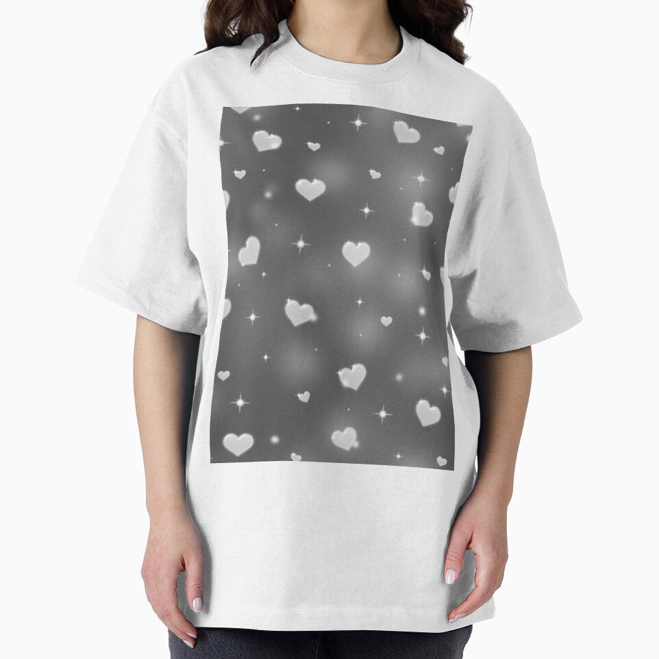 Y2K GOTH BUBBLE HEARTS by DiscoVibes