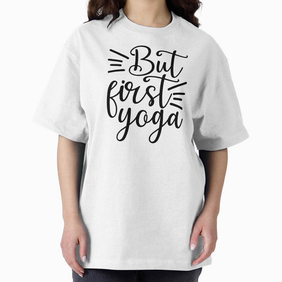 Yoga Sayings But First Yoga Motivational Quote by SoccaTamam