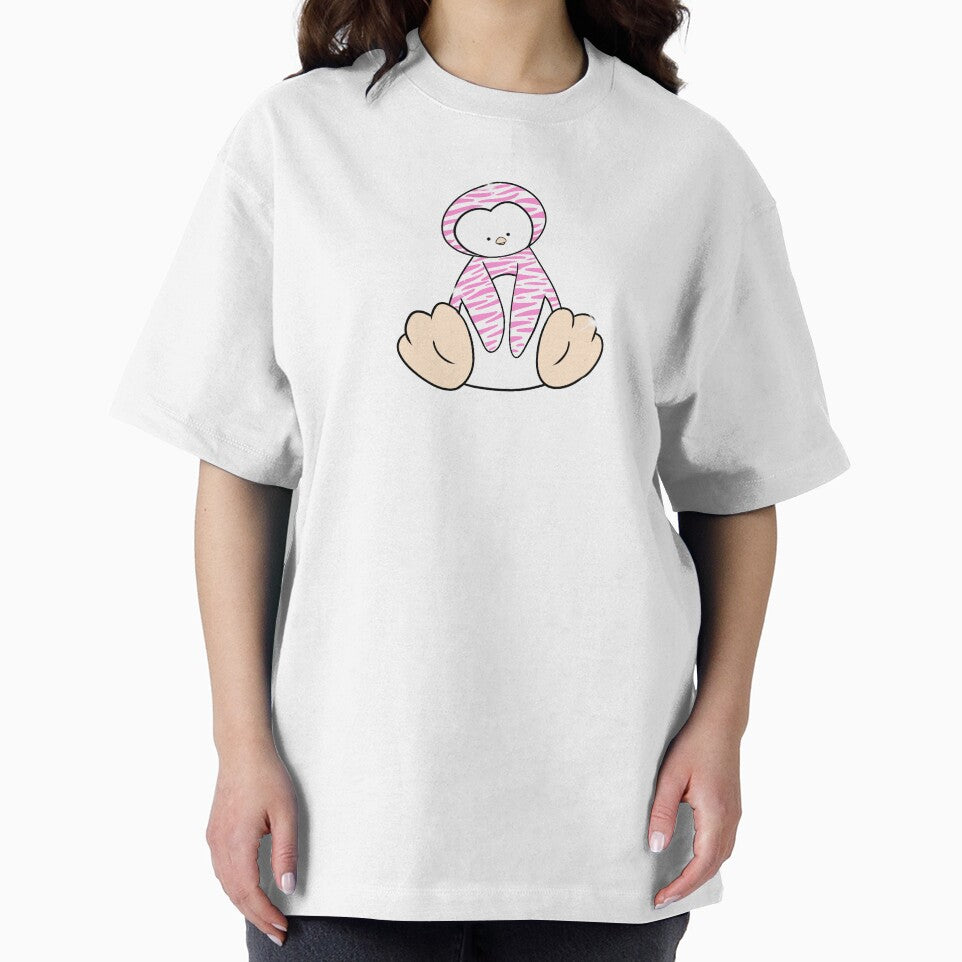 Animal Print Penguin (pink zebra) by gross-girl99