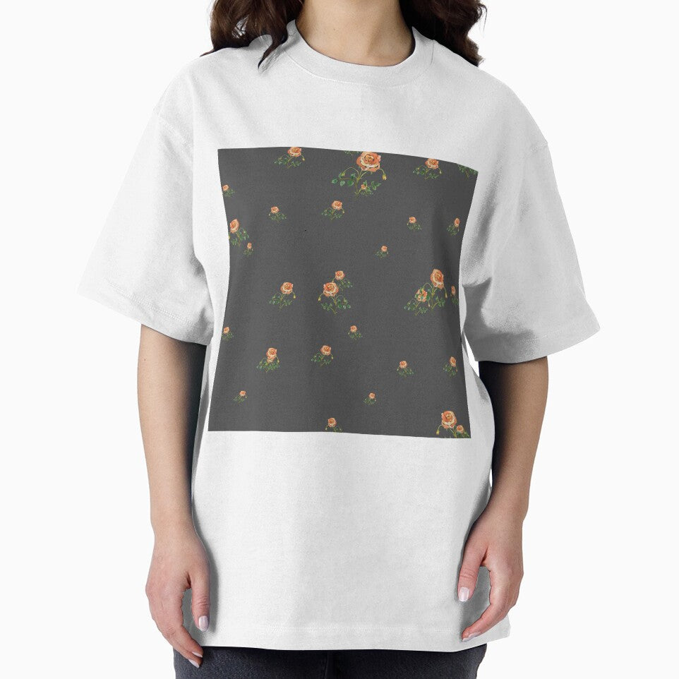 Rose flower ornate cute floral pattern watercolor grey by Yana Mustafina | Boho Soulful Designs