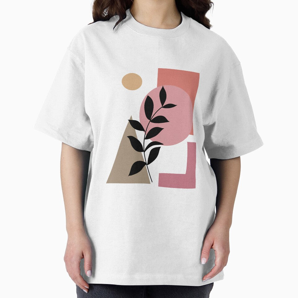 Geometric Boho | Black Leaf | Handmade Premium Prints by BesideStyles