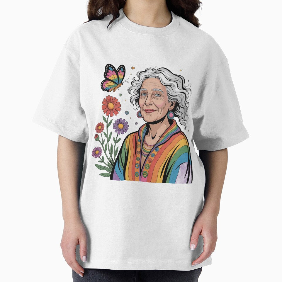 Elderly White Hippie Women by AleksandraJac05