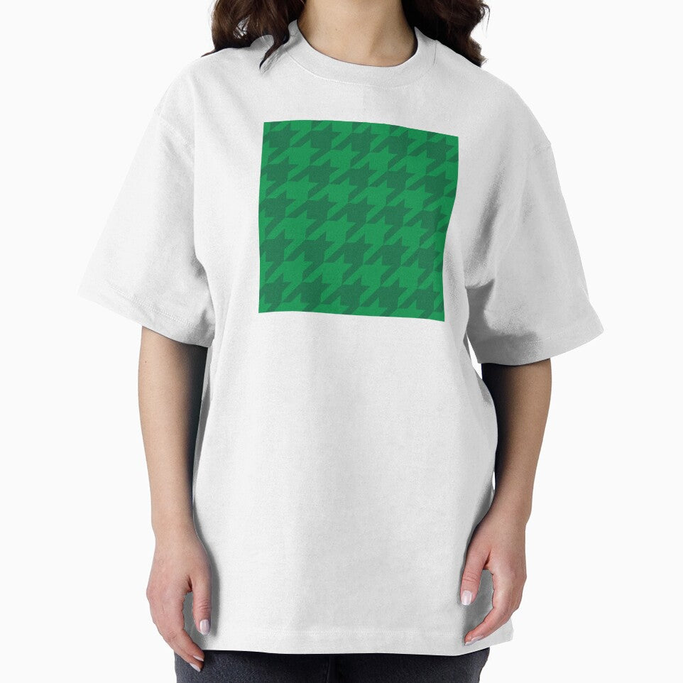 Forest Green Houndstooth by curtjankadesign
