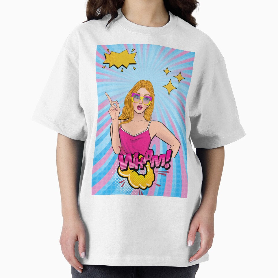 Pop Art Girl but background by Anisha  Vaz