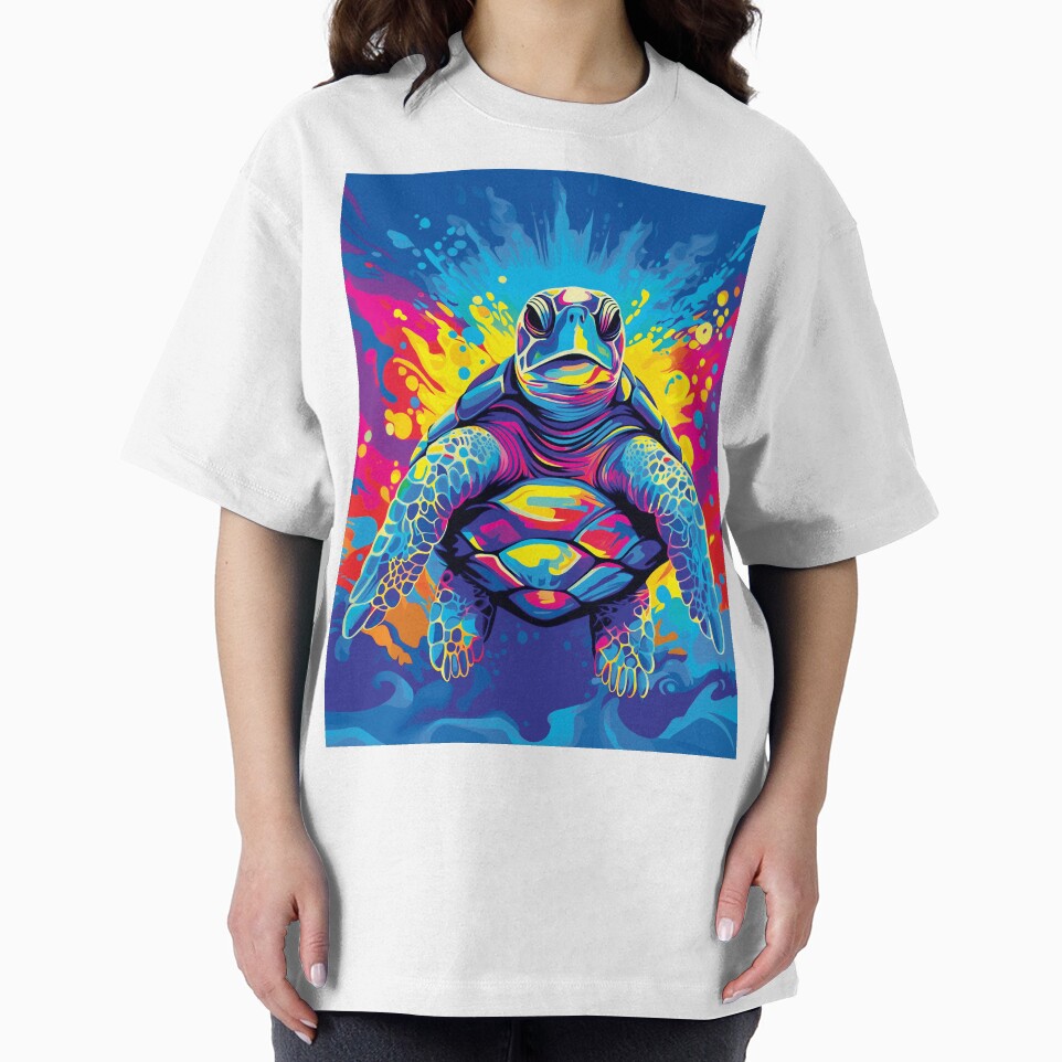 Sea Turtle Pop Art by FreakamaGeek