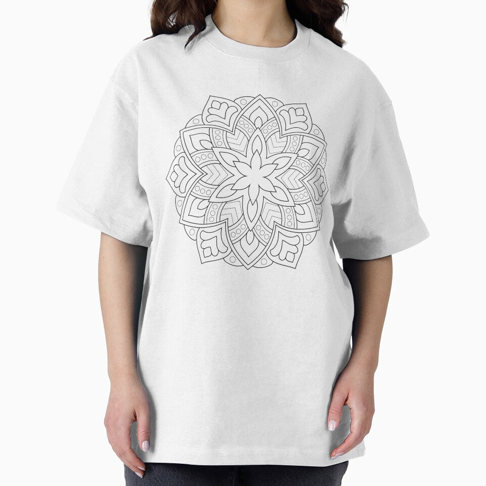 Star Flower Mandala Art by Stickera Hub