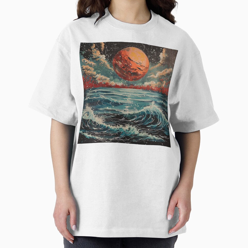 Ocean Planet Retro Pop Art 1 by AstroRisq