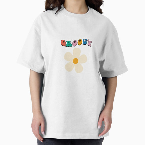"GROOVY" Free Spirt Hippie Flower Graphic by CoolCrap-