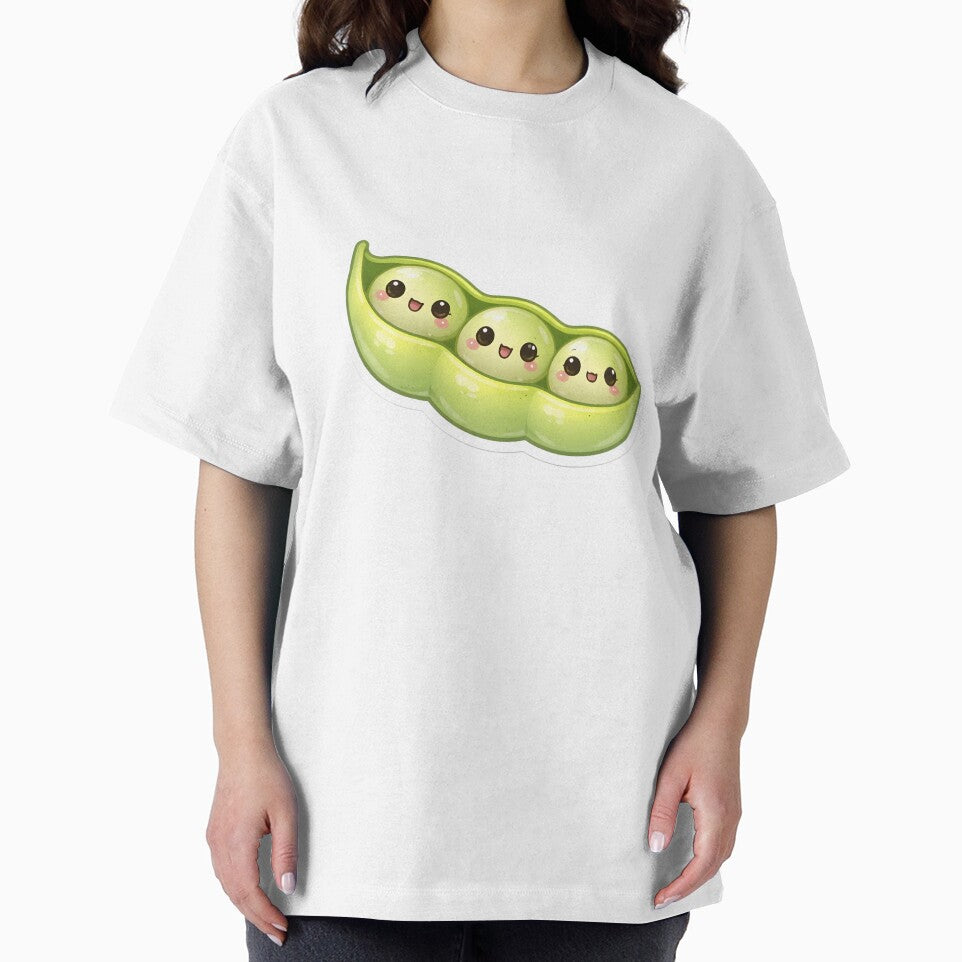 Cute Kawaii Edamame – Japanese Soybean Snack Sticker by DesignEG