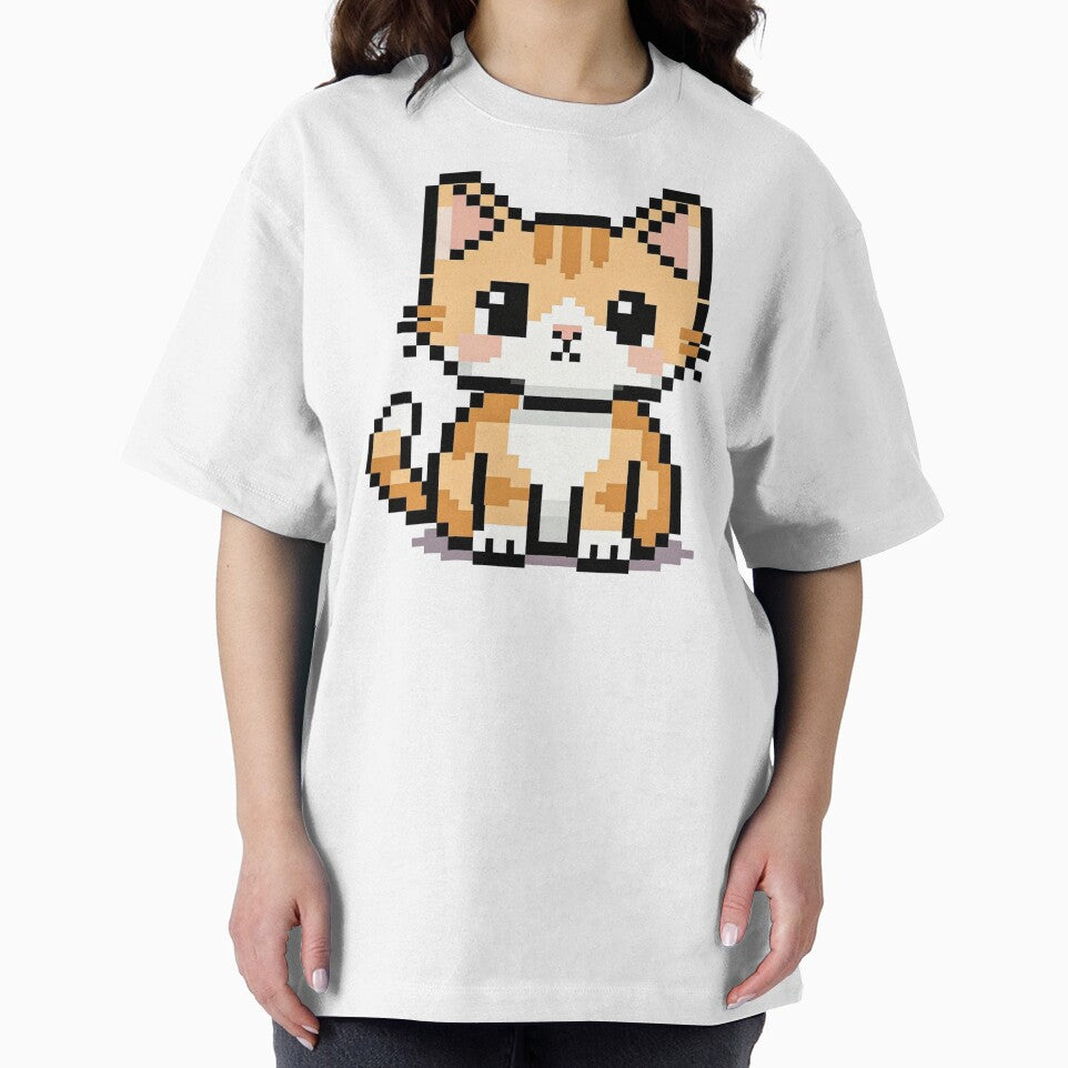 Cute Pixel Cat – Retro 8-Bit Kitty Pixel Art by onlin3boutiqu3