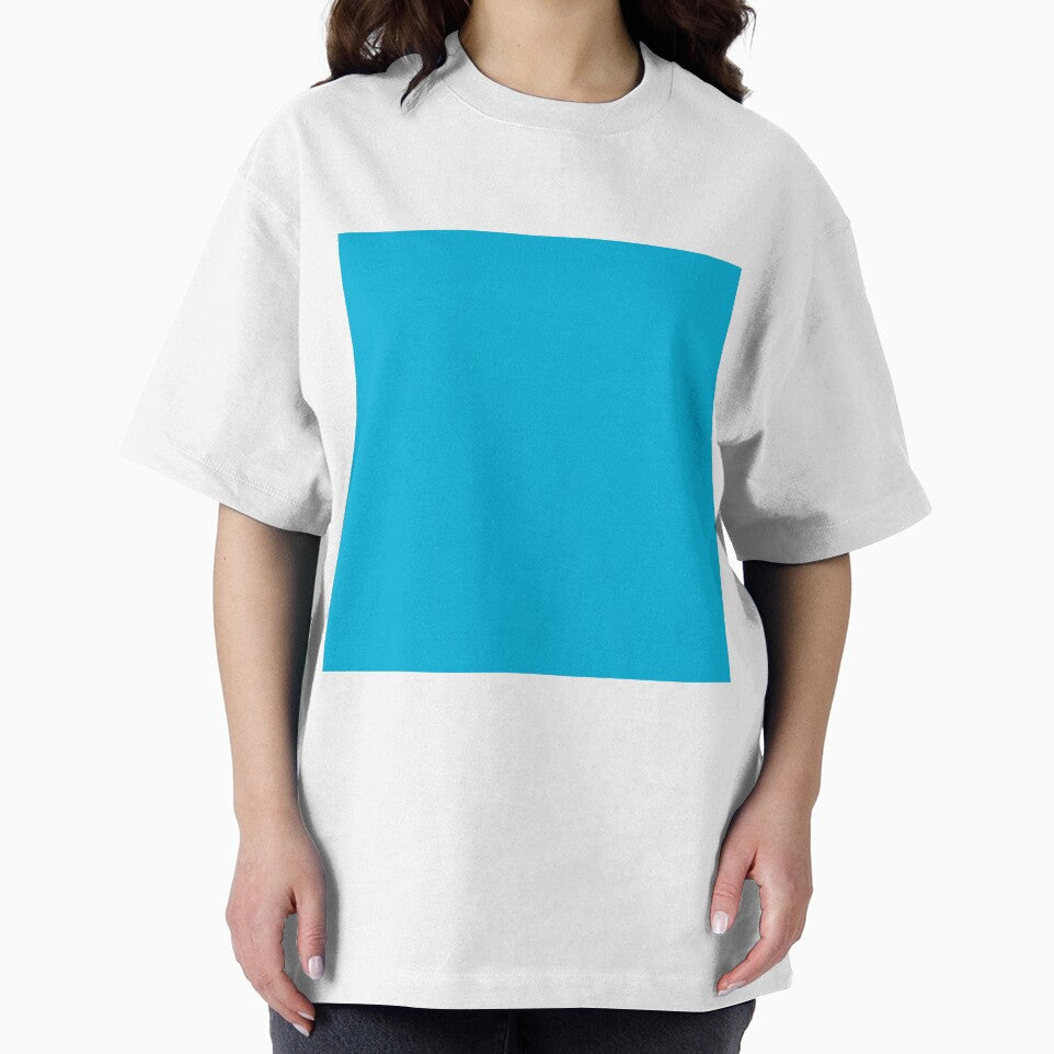 Plain Solid Color Cyan Blue 3 by mimihuang creations