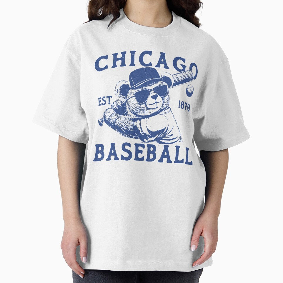 Vintage Grunge Chicago Baseball by ParadoxoMario