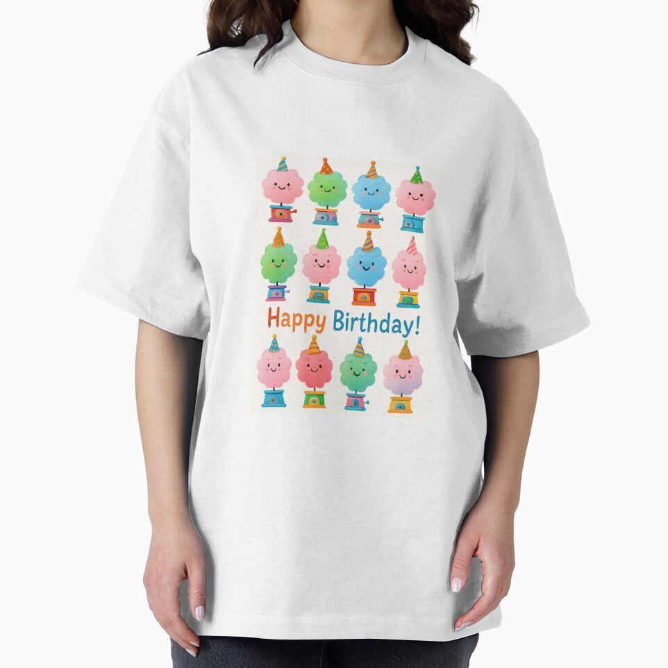 Cotton Candy Party Hat cute happy birthday kawaii gift christmas happy by CheeseBlueprint