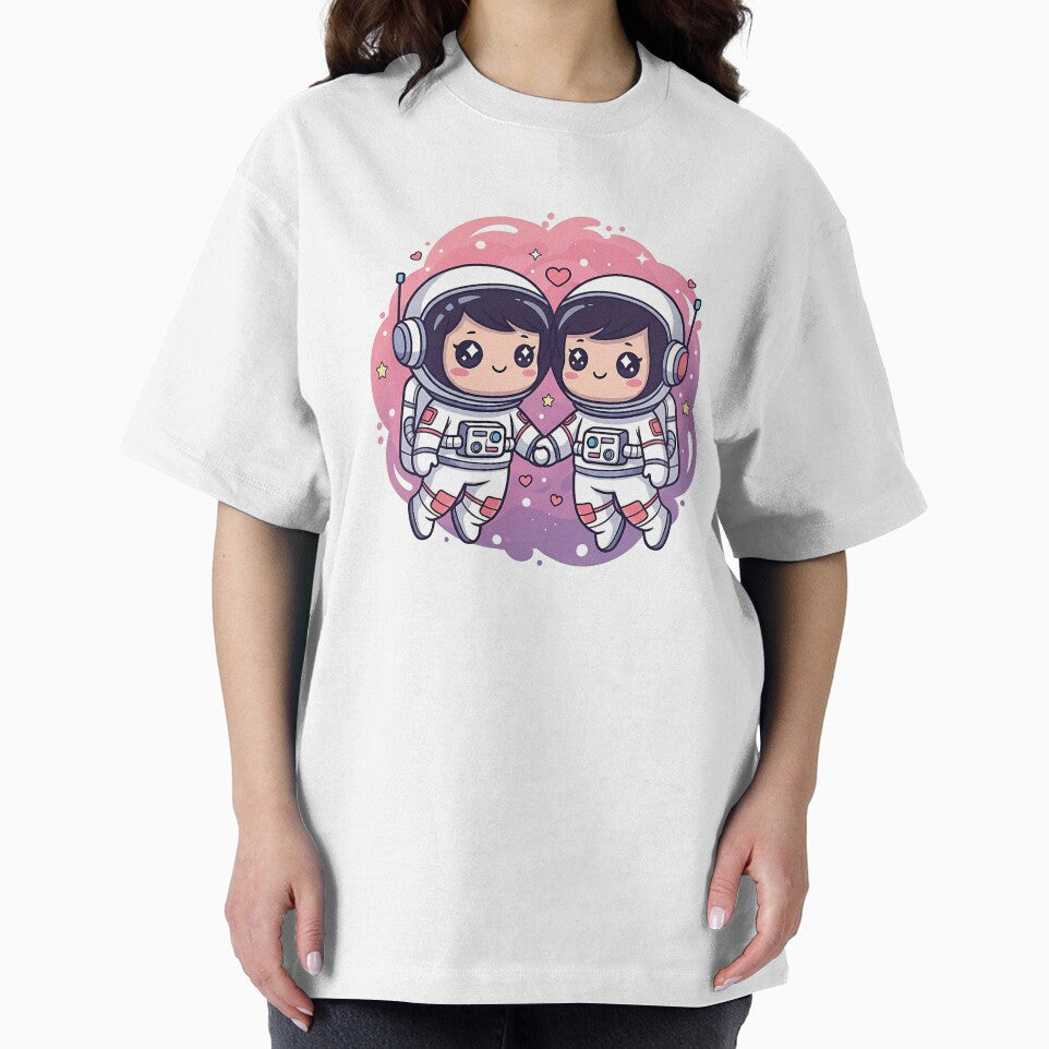 Astronaut Love – Floating Together in Space | Valentine’s Day Cosmic Couple by Pluto ⭐️