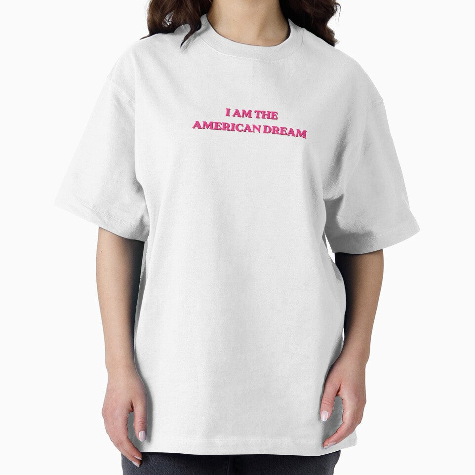 i am the american dream pink graphic text by DivaLabs