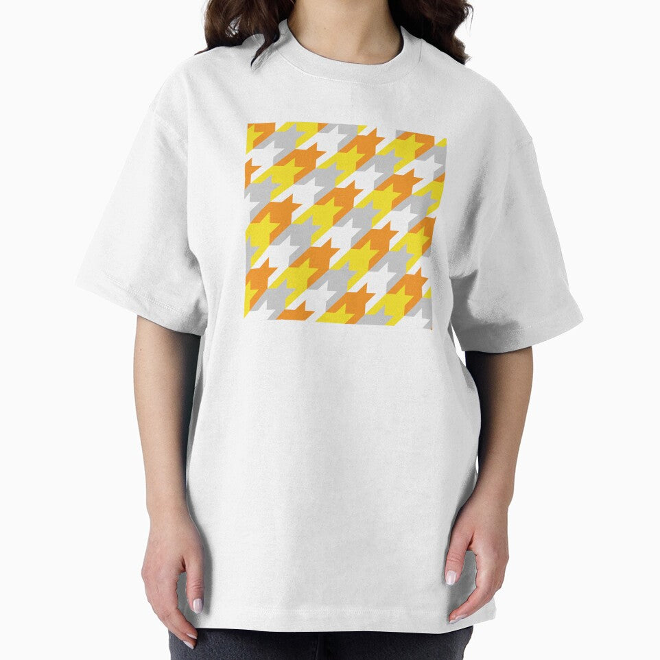 Sunshine Houndstooth by curtjankadesign