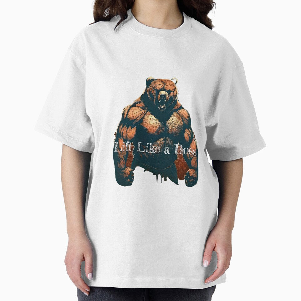 Lift Like a BossDesignBodybuilding Fitness Gym Workout Exercise Merch Print Design by tengamerx