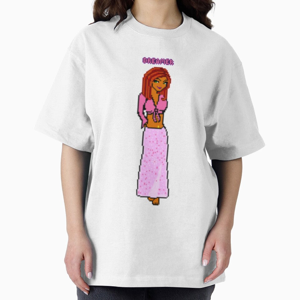 dollz mania pixelated doll 2000s brown hair dreamer by stickersbyro ☆